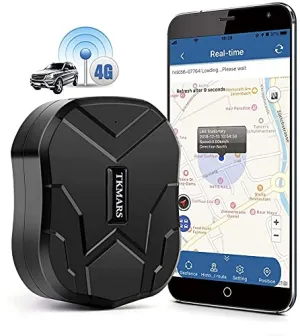 4G Car GPS Tracker TK915 Waterproof IP65 Anti-Theft Magnet Multiple Alarms Real-Time Tracking No Geographic Restrictions GPS Tracker for Motorcycle Motorhome Boat