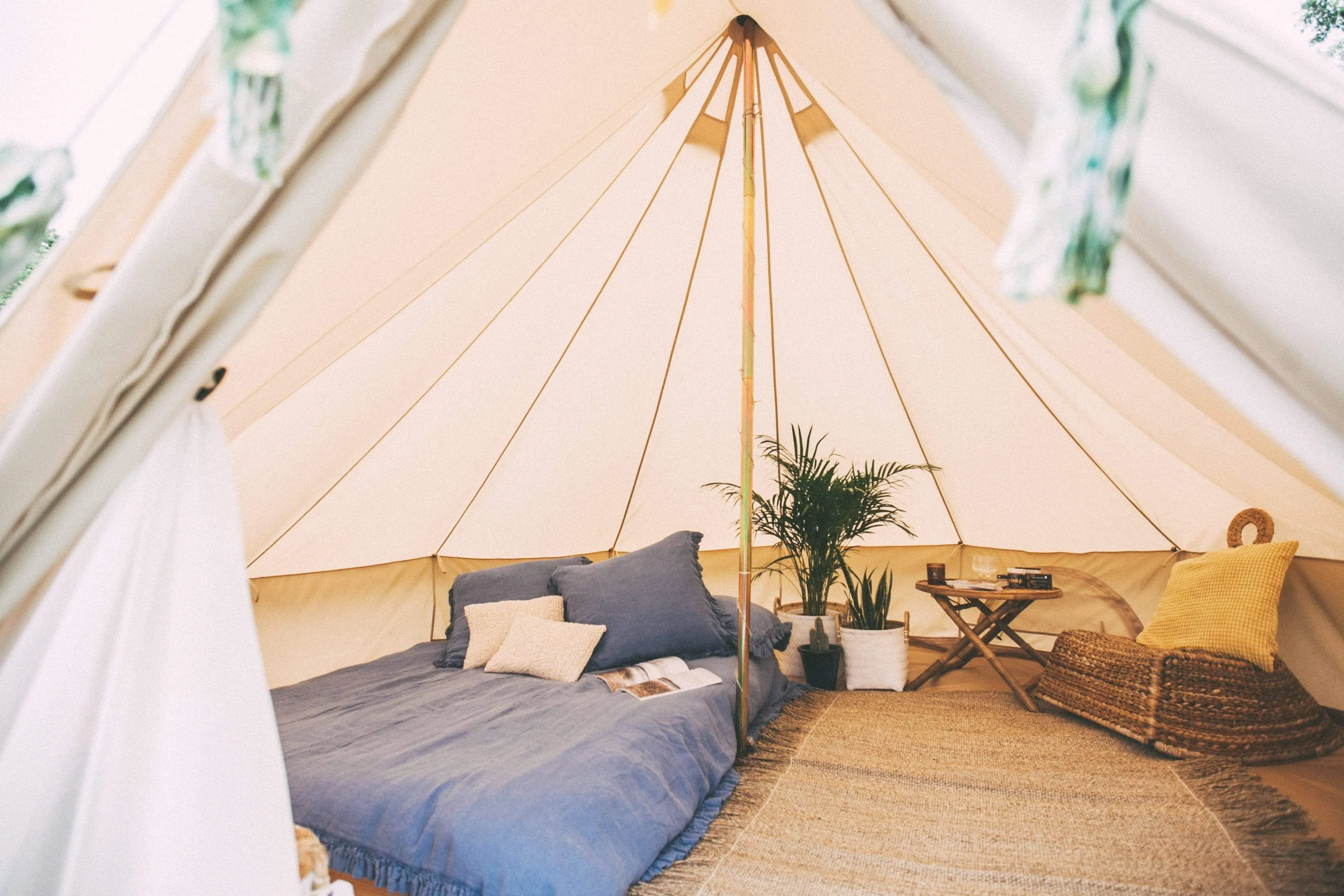 6m Bell Tent 'Superlite' 200gsm Polycotton Canvas