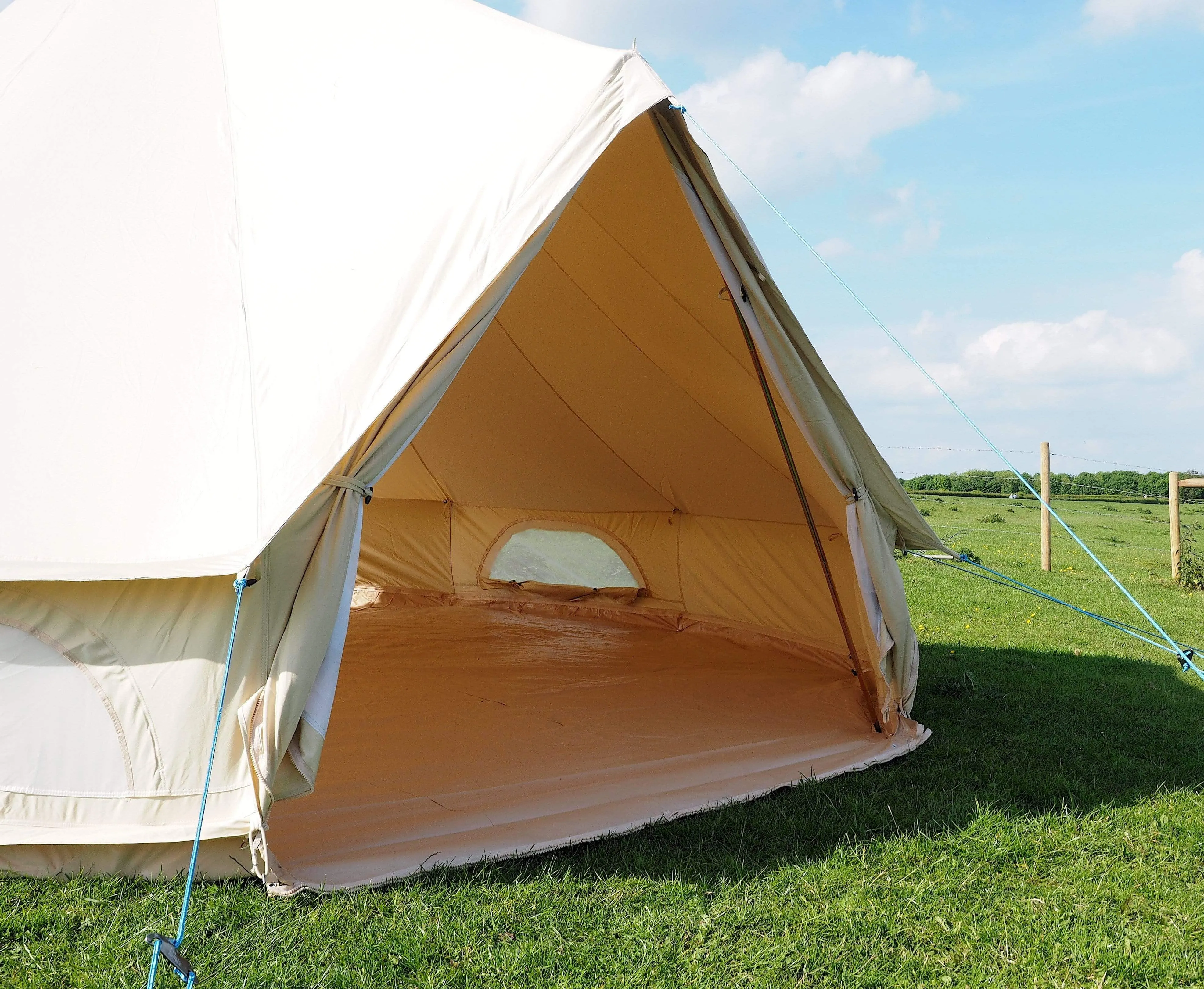 6m Bell Tent 'Superlite' 200gsm Polycotton Canvas