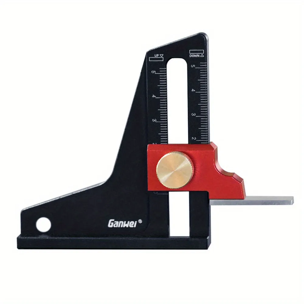 Adjustable Router Table Saw Gauge with Laser Scale Lock