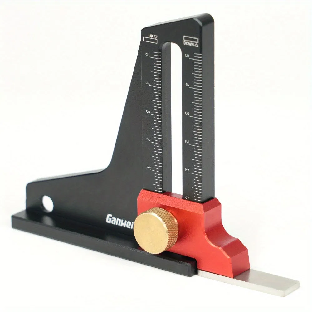 Adjustable Router Table Saw Gauge with Laser Scale Lock