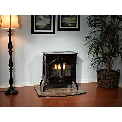 American Hearth Small Cast Iron Spirit Stove Vent Free VFD10CC30