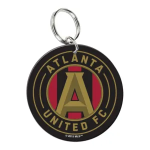 Atlanta United FC WinCraft Black & Red Circular Premium Acrylic Keychain