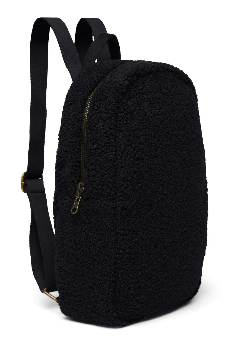 Black Teddy Mini Backpack