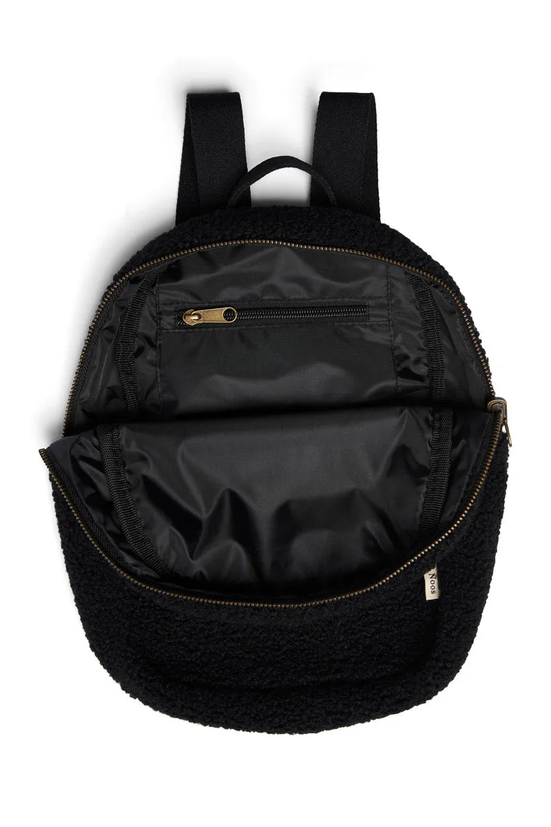 Black Teddy Mini Backpack