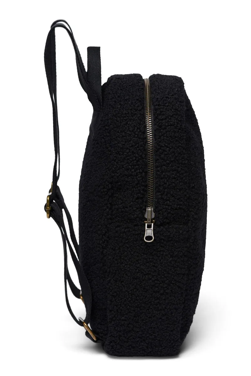 Black Teddy Mini Backpack