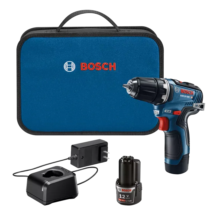 BOSCH 12V MAX EC 3/8" Drill/Driver Kit