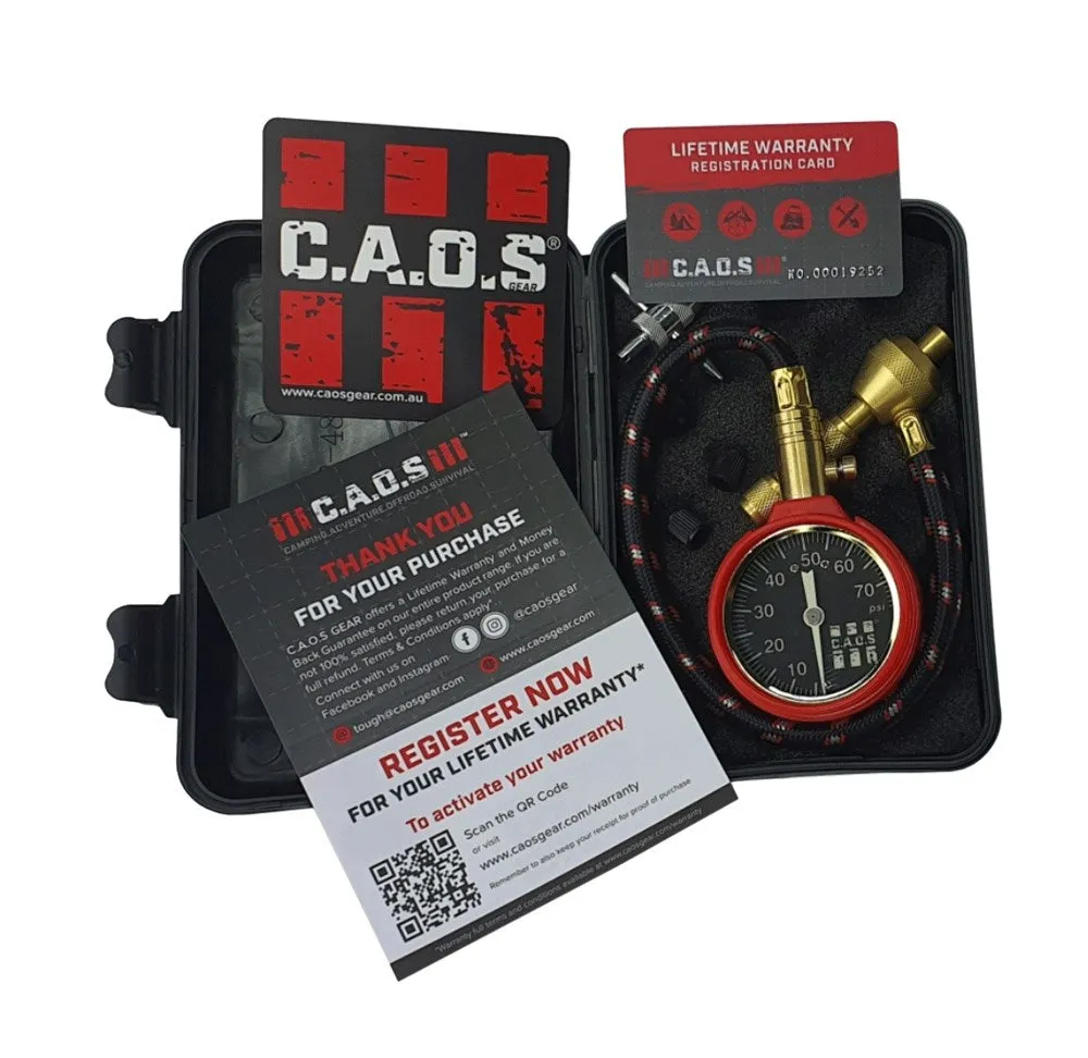 CAOS 70PSI TYRE DEFLATOR KIT