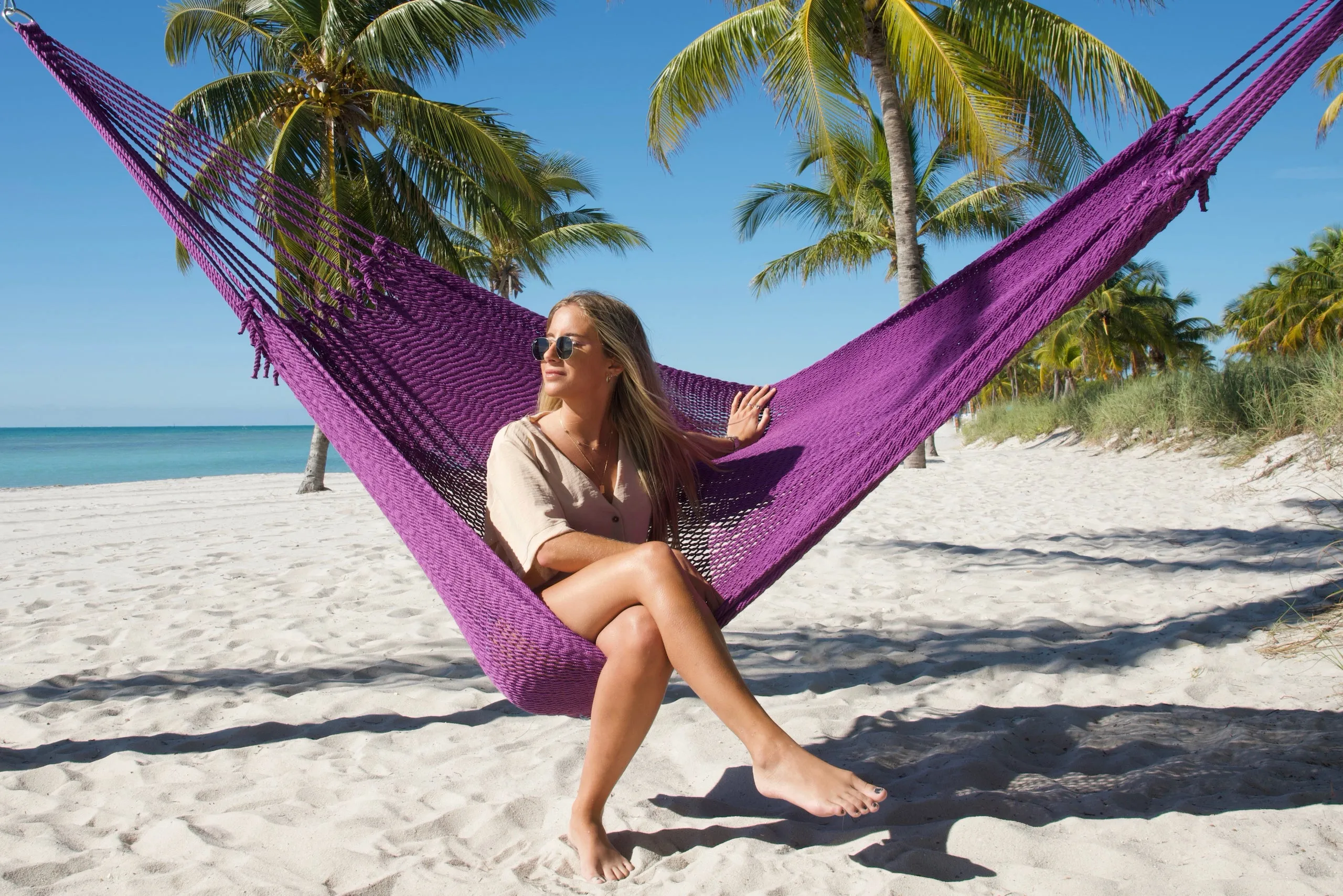 Caribbean Mayan Hammock - Purple