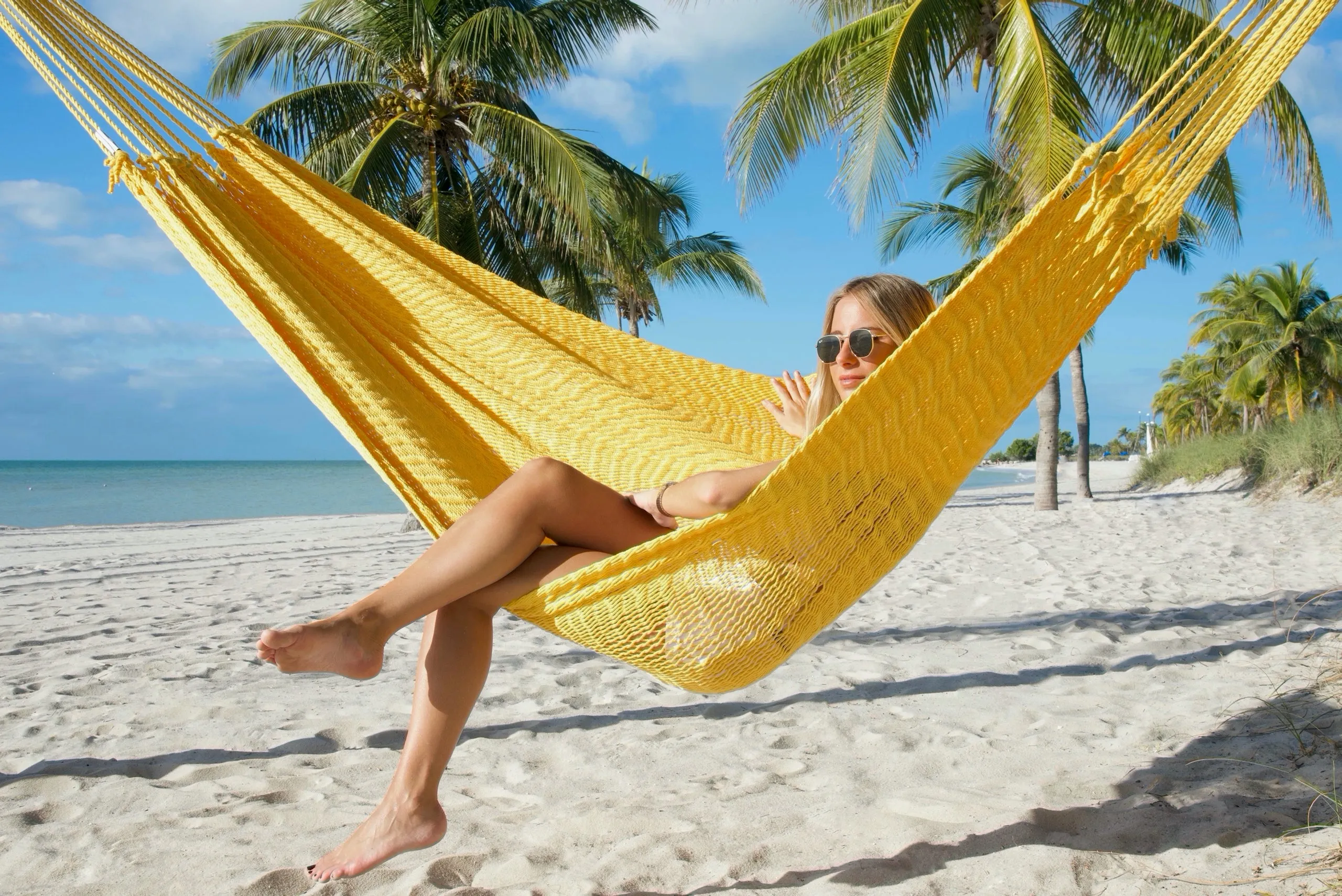 Caribbean Mayan Hammock - Yellow