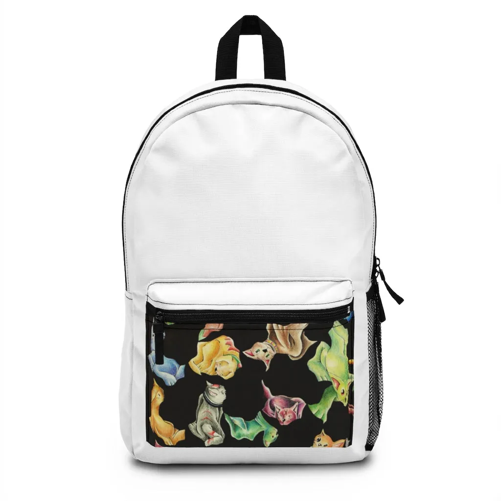 Cat Pattern Backpack (Made in USA)