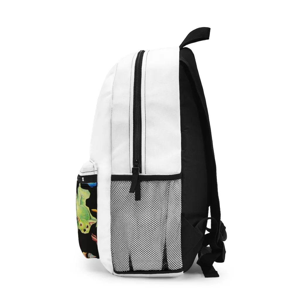 Cat Pattern Backpack (Made in USA)