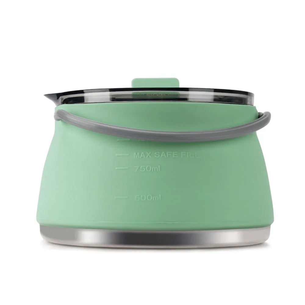 Collapsible Food Grade Silicone Camping Tea Kettle/Cup/Bowl