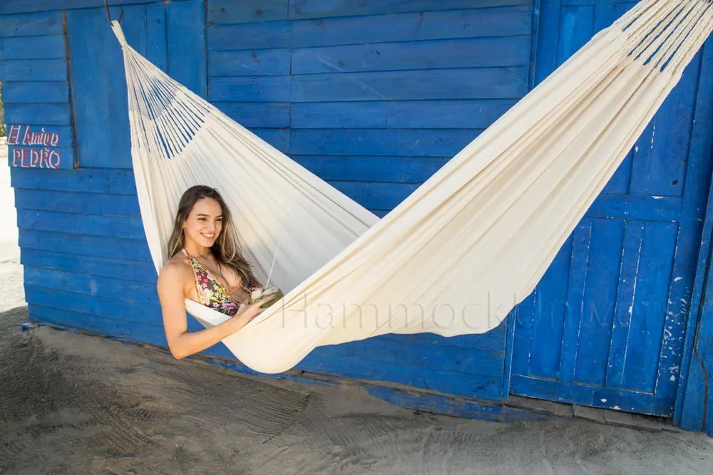 Colombian Double Hammock with Universal Hammock Stand