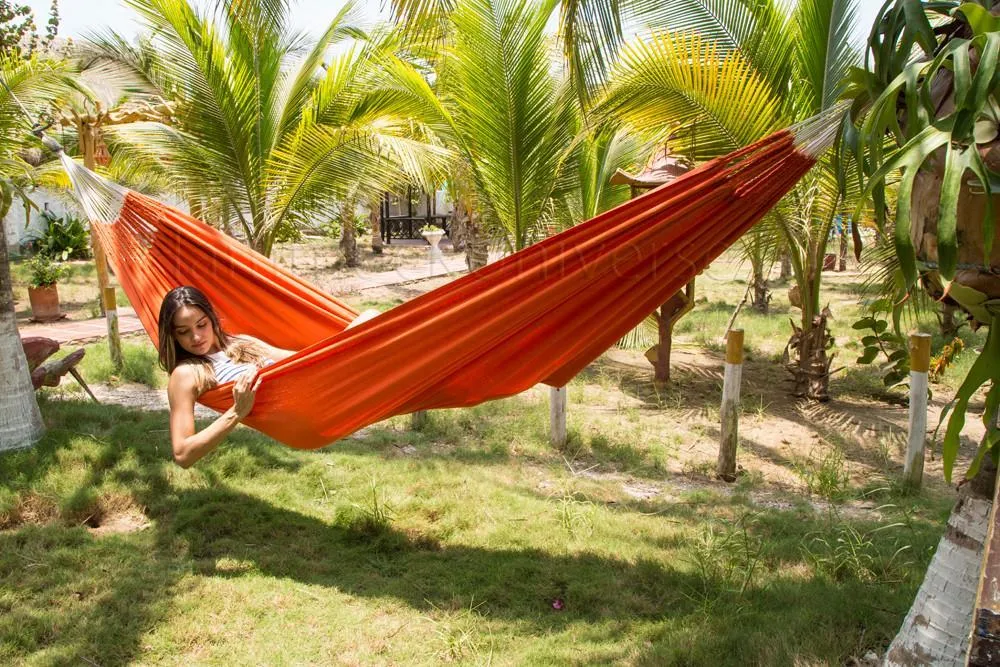 Colombian Double Hammock with Universal Hammock Stand