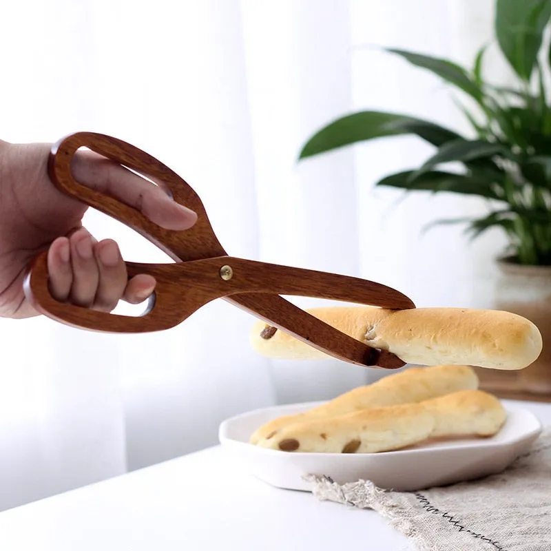 Creative Kitchen Wooden Tongs