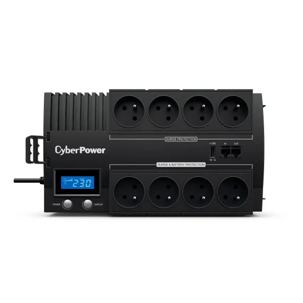 Cyberpower Br1000elcd-Fr Uninterruptible Power Supply (Ups) Line-Interactive 1 Kva 600 W 8 Ac Outlet(S)