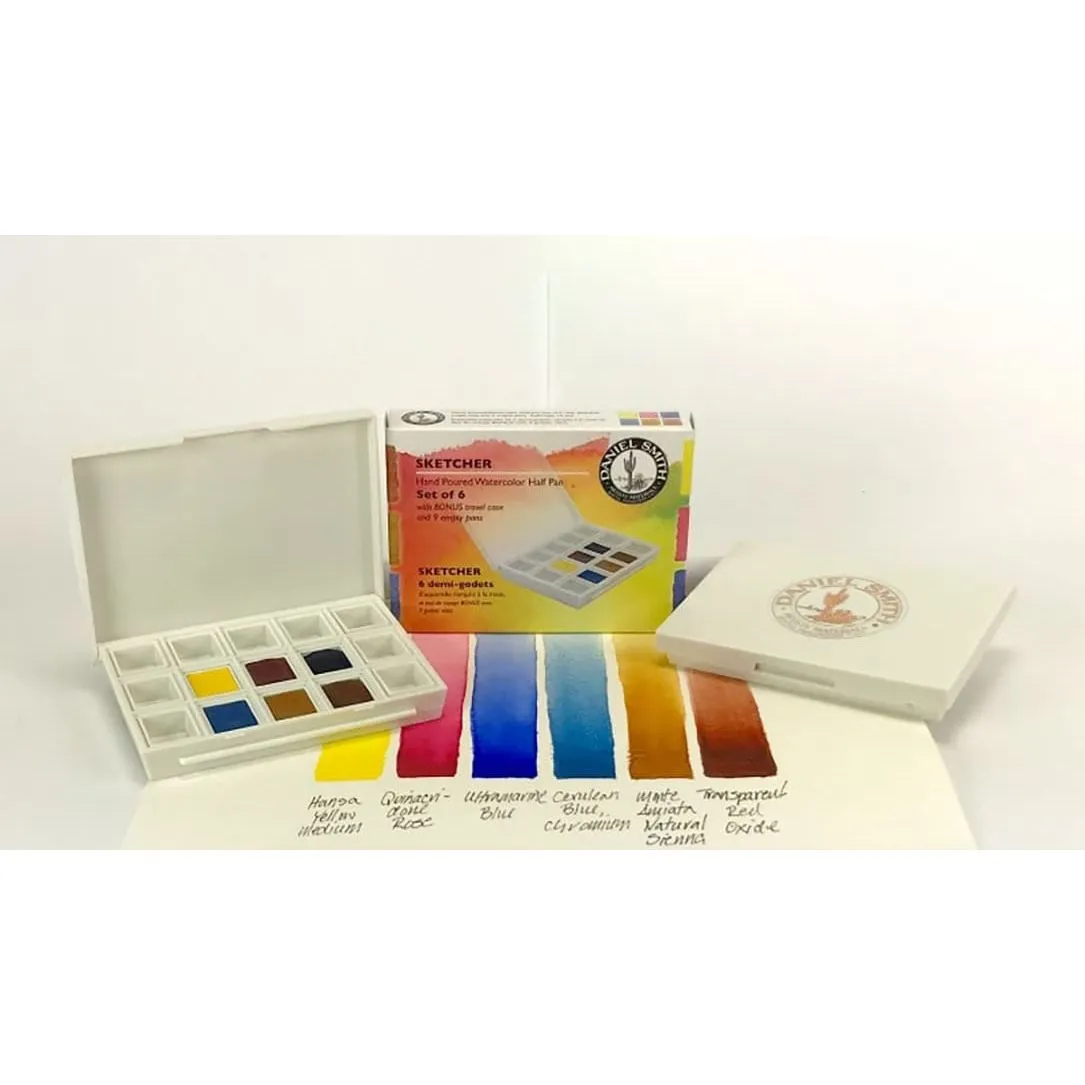 Daniel Smith Hand Poured Watercolors Half Pan Set - Sketcher