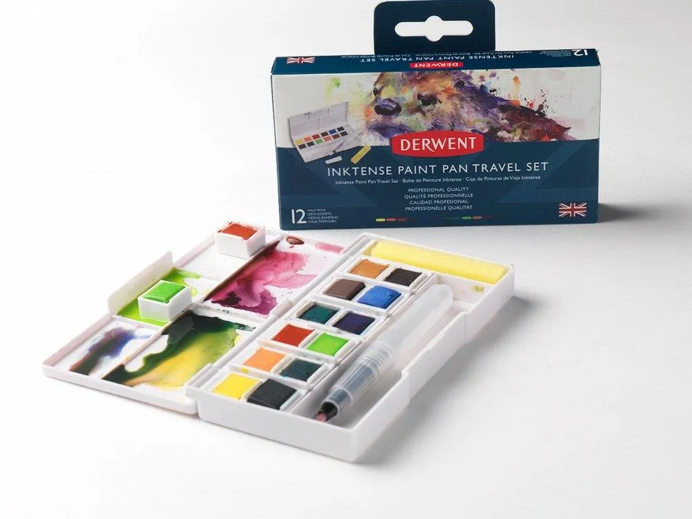 Derwent Inktense Paint 12 Pan Palette #1