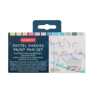 Derwent Pastel Shades Paint 12 Pan Palette