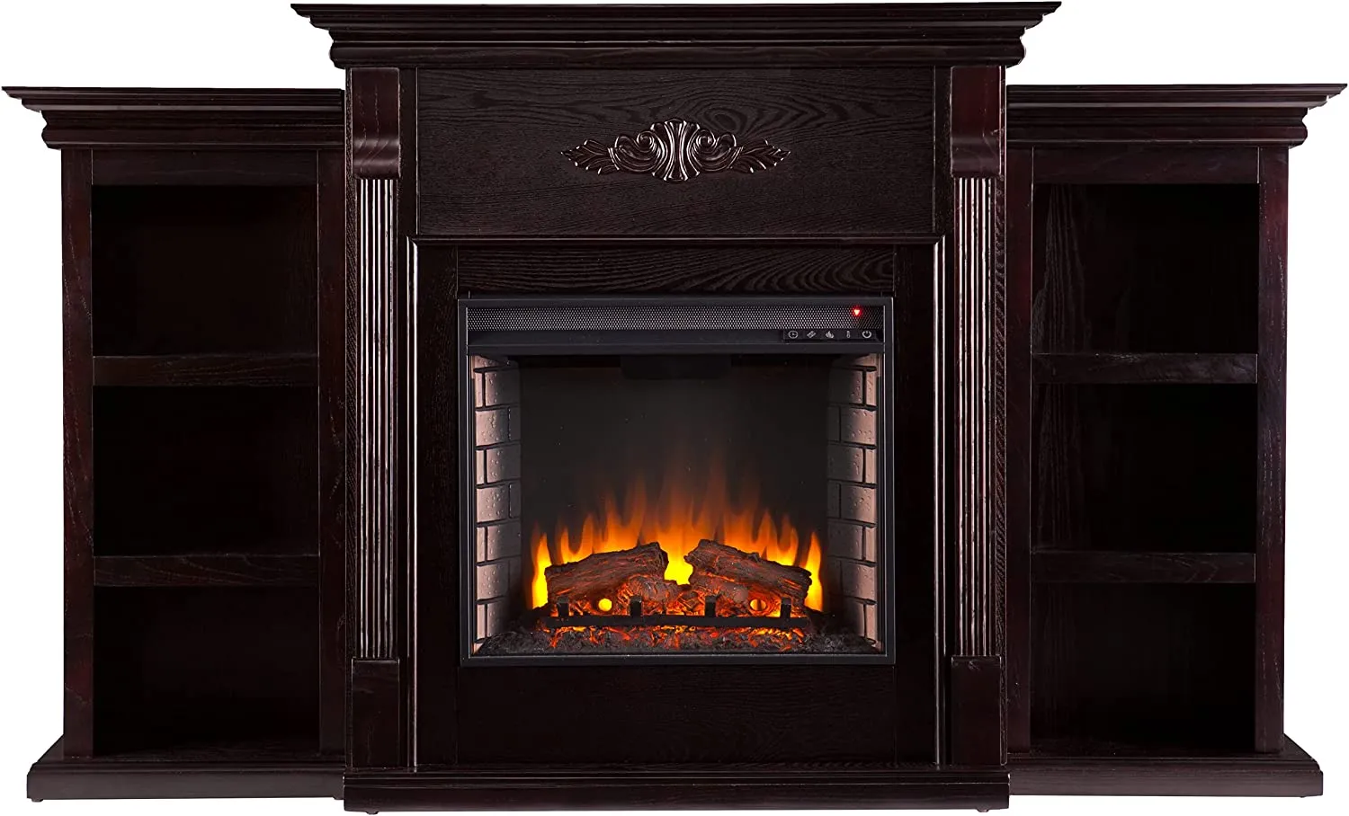 Electric Bookcases Fireplace