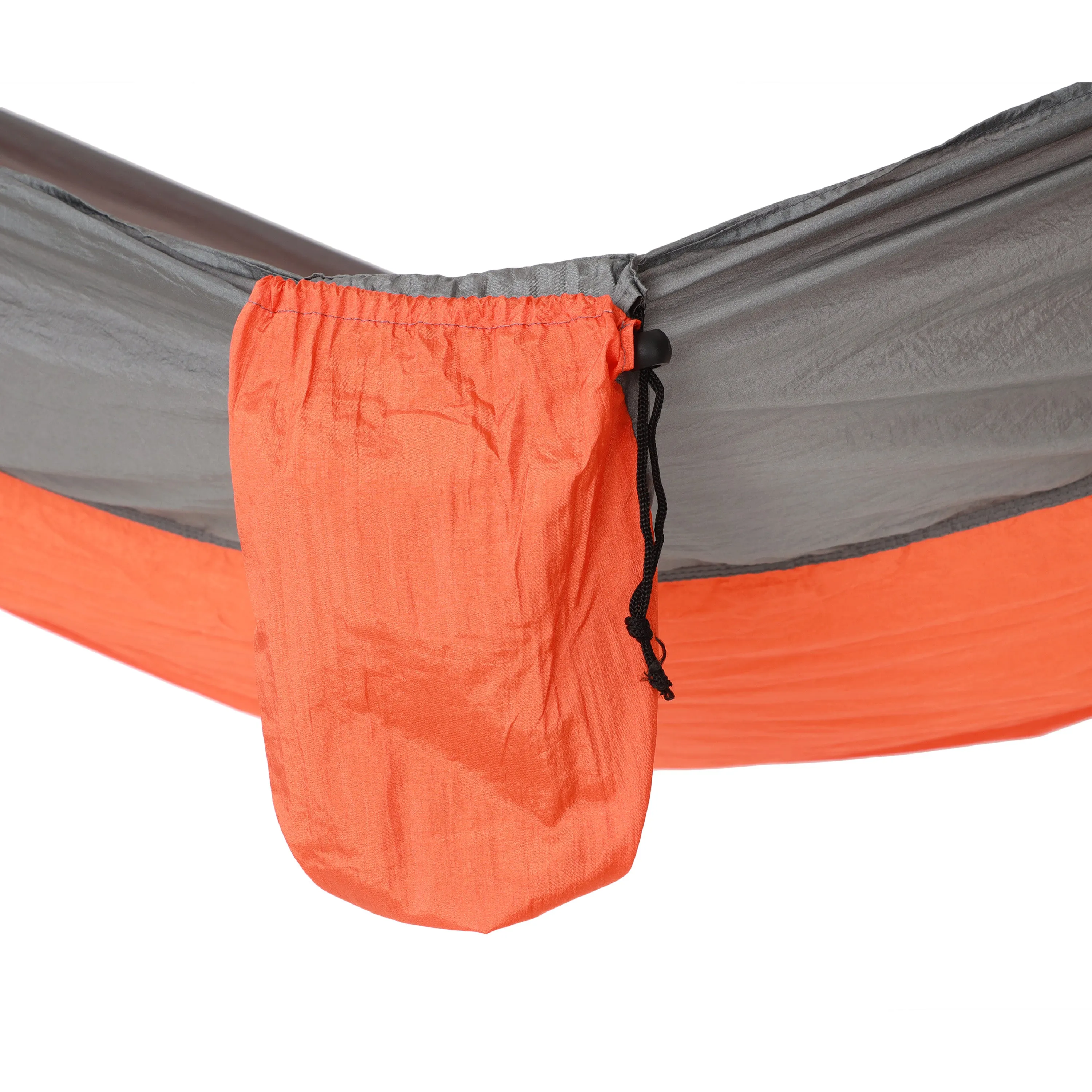 FabSeasons OrangeGrey Nylon Hammock for outdoor purpose