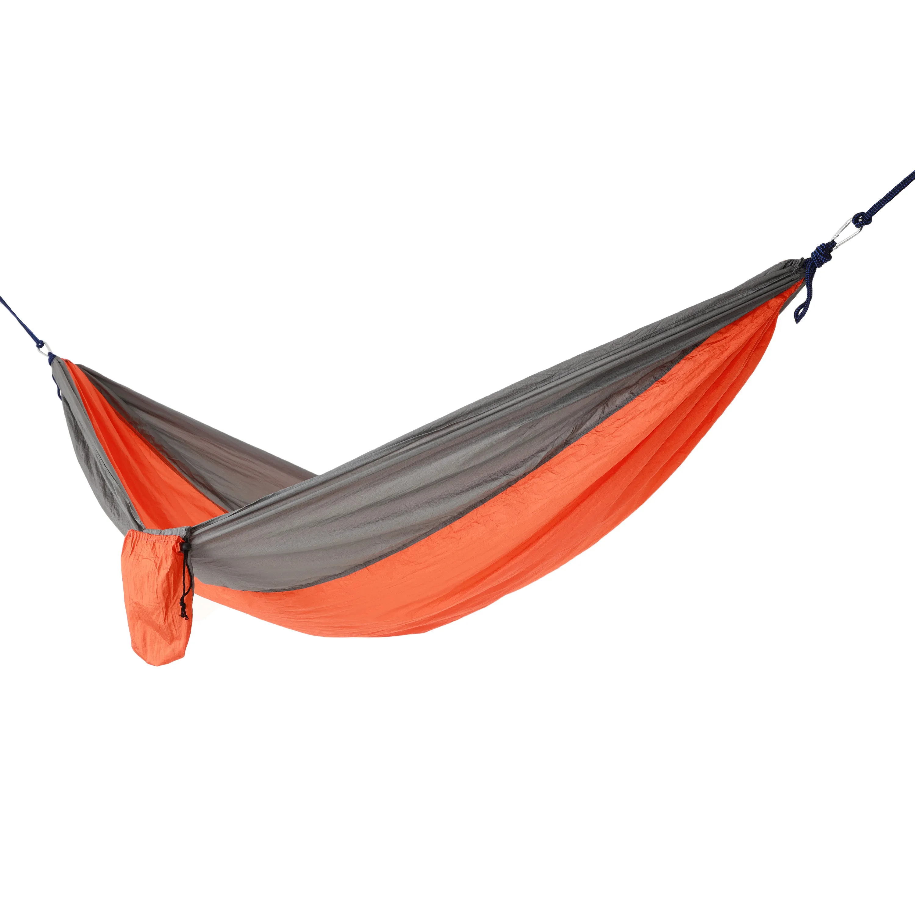 FabSeasons OrangeGrey Nylon Hammock for outdoor purpose