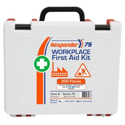 First Aid Kit for Wounds, Burns, and CPR (PK 4 Kits) - 75 People, Class B, 274 PCS, Various Cases