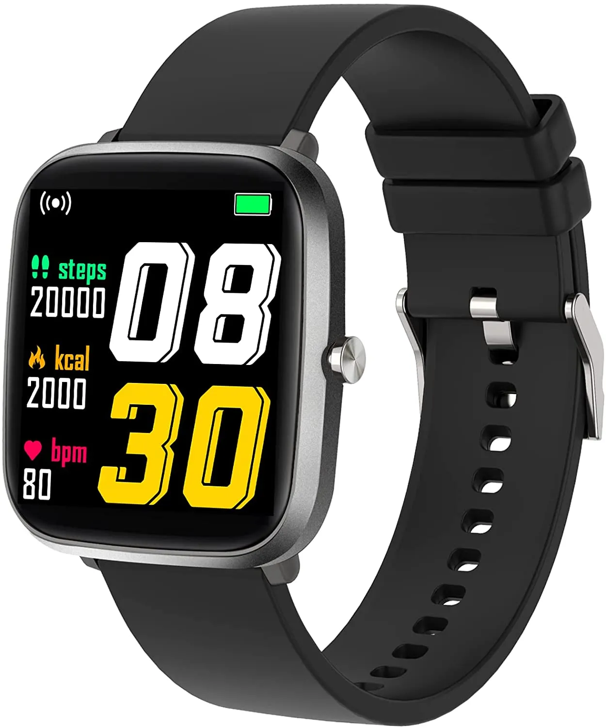 Fitness Tracker Watch, Activity Trackers for Women Men, Exercise Fitness Watch Health Tracker Heart Rate Sleep Monitor Waterproof Smartwatch with Calories GPS Step Counter Pedometer Workout Watch