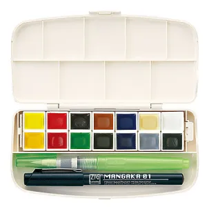 Gansai Tambi Portable 14-Color Set