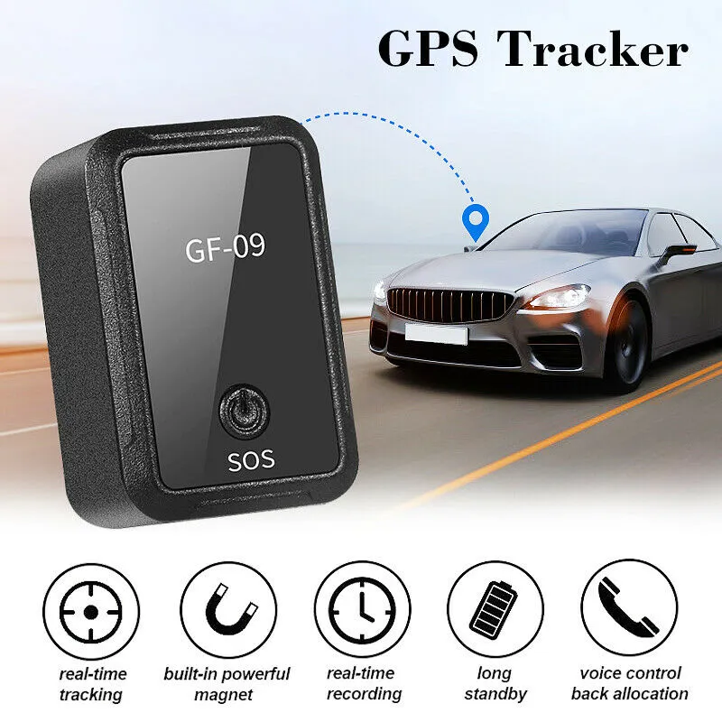 GF-09 Mini GPS Locator Magnetic Localizador Voice Recorder Car Pet Kids Vehicle Anti Lost Smart Device Remote Location Tracker