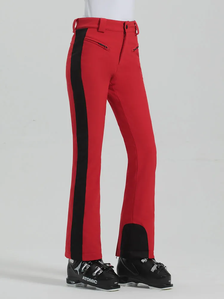 Gsou Snow Women's Slim High Stretch Outdoor Ski Pants