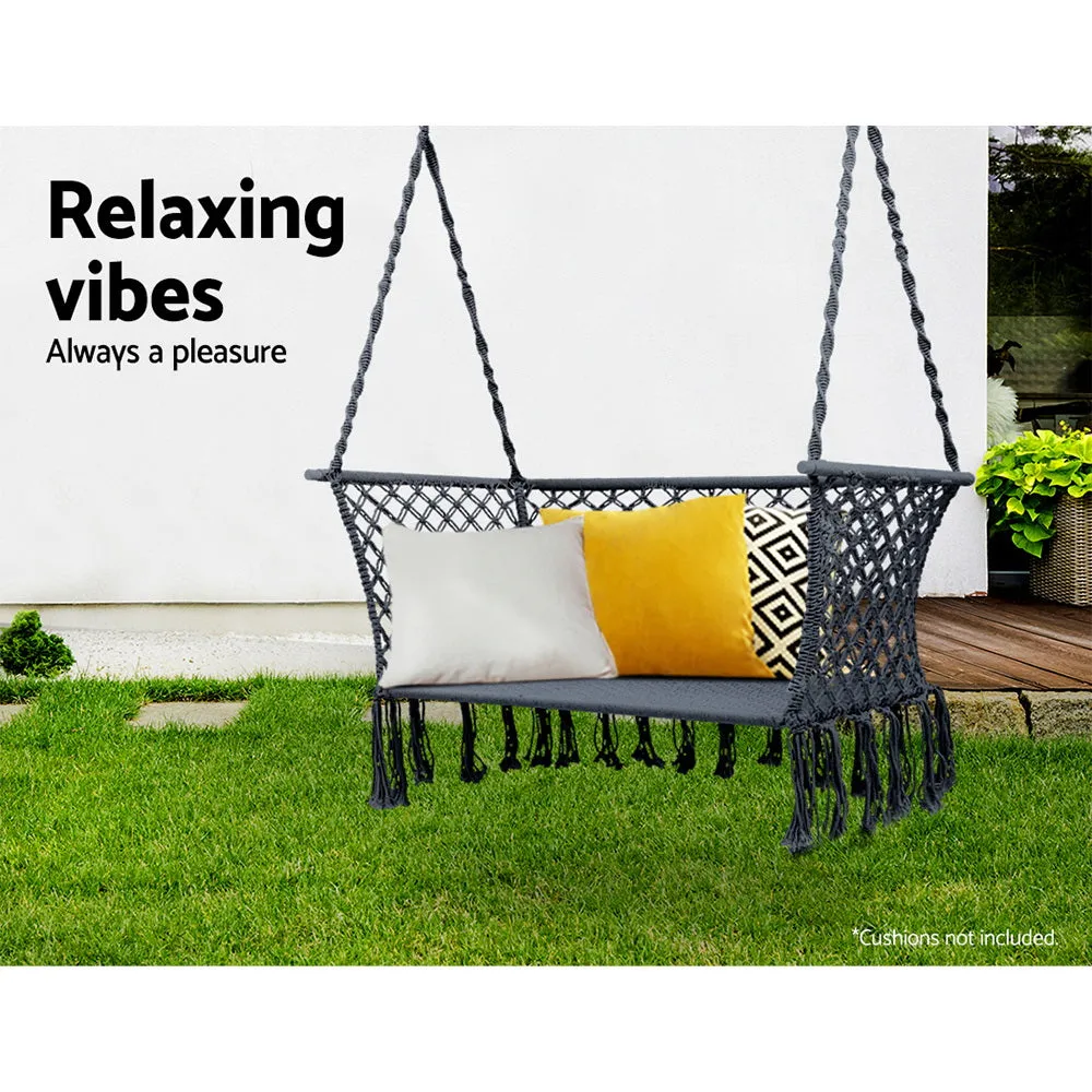 Hammock Chair Patio 2 Person Swing Hammocks Double Portable Rope