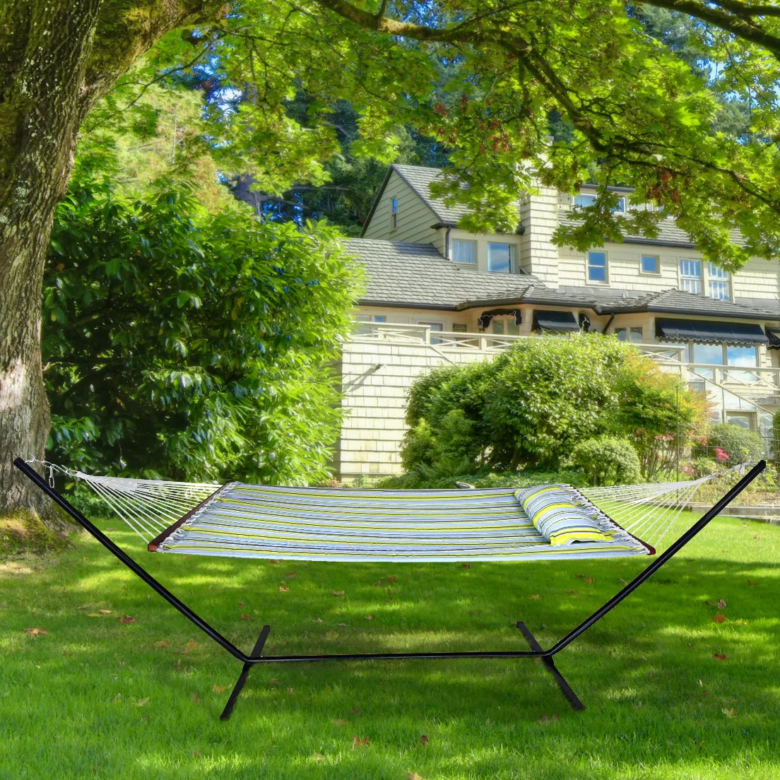 Hammock with Spreader Bars & Frame