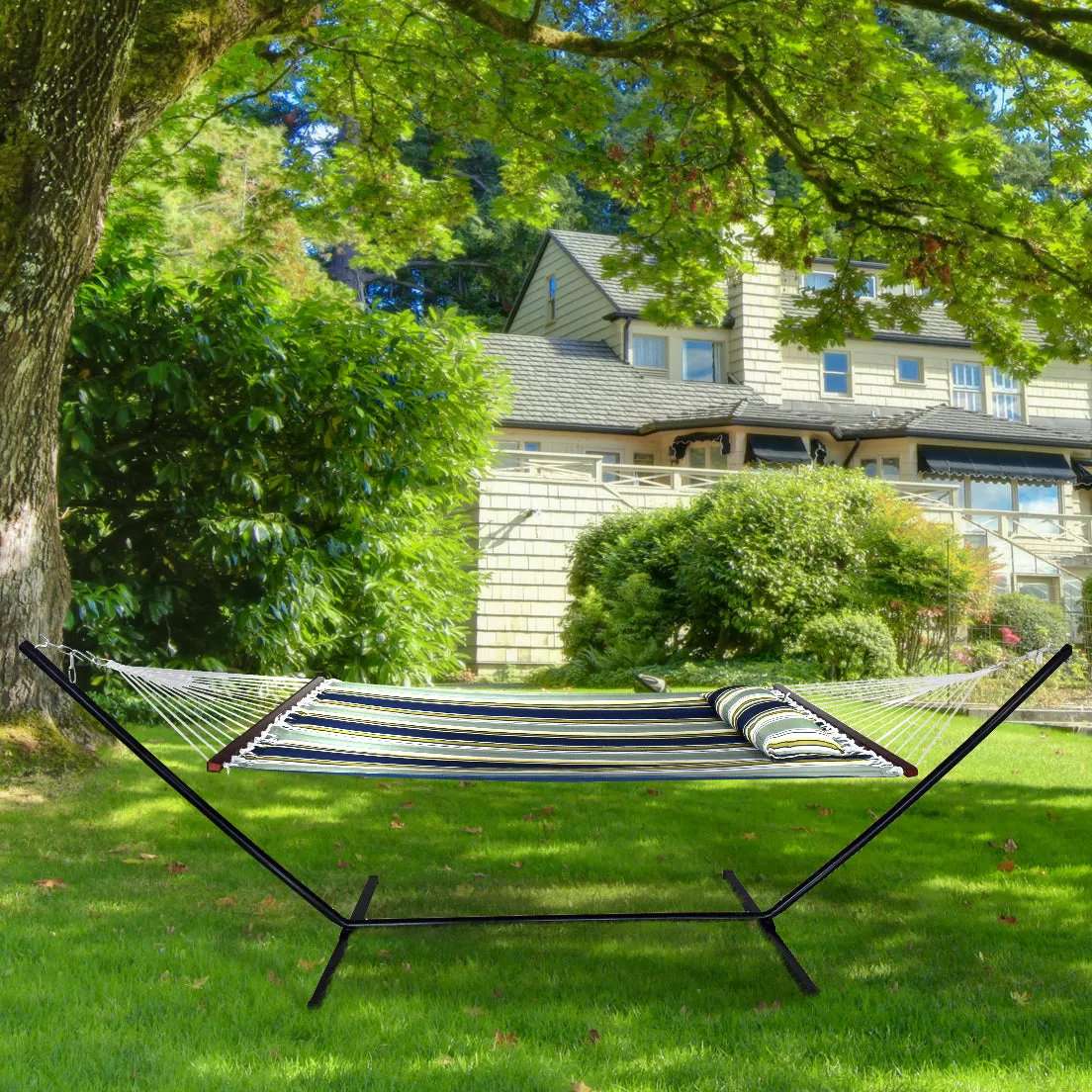 Hammock with Spreader Bars & Frame