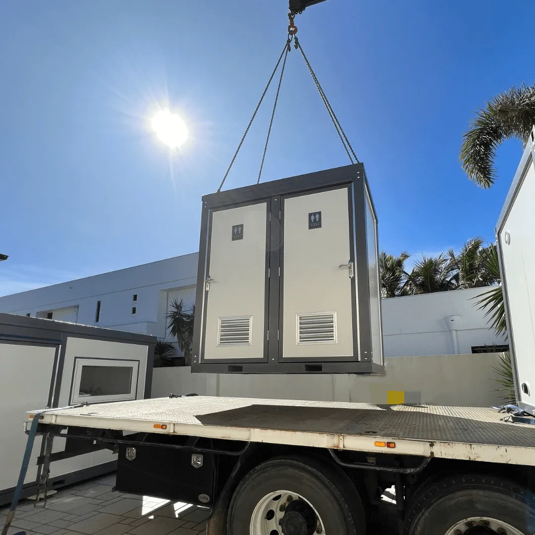 Handicap-Accessible Portable Restroom for Disabled