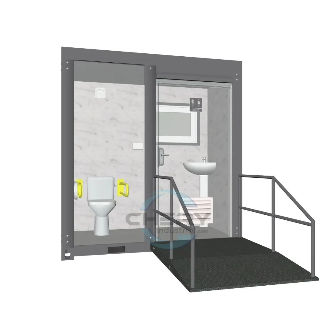 Handicap-Accessible Portable Restroom for Disabled