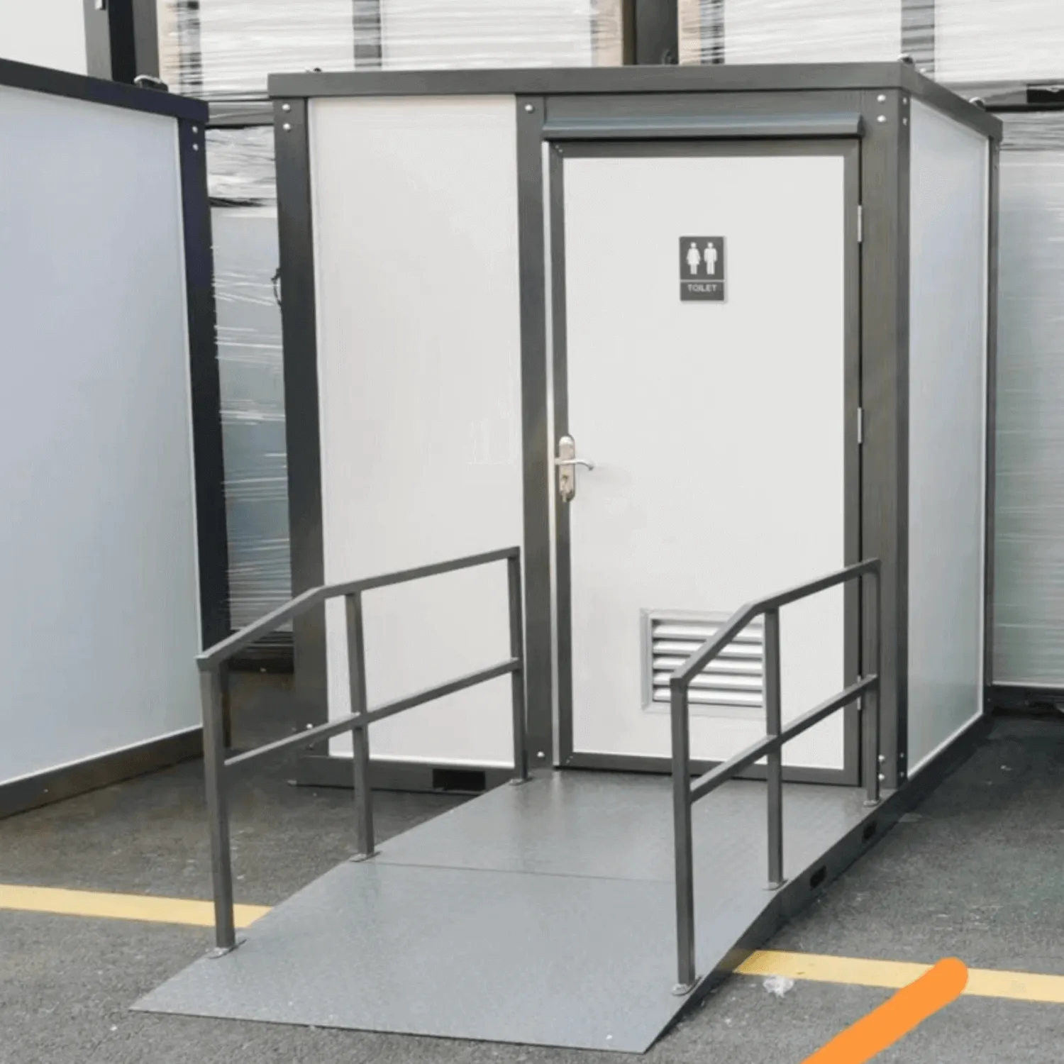 Handicap-Accessible Portable Restroom for Disabled