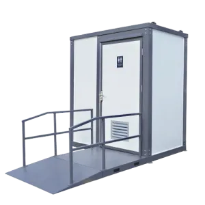 Handicap-Accessible Portable Restroom for Disabled