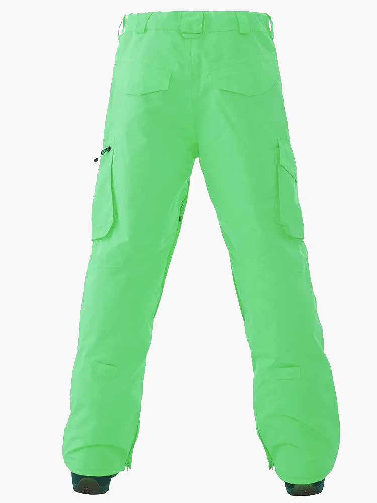 High Waterproof Windproof Green Snowboard Pants Ski Pants