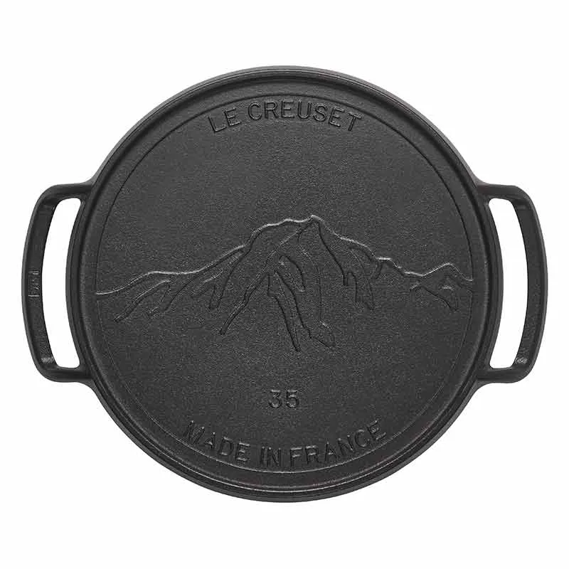 Le Creuset 15" Enameled Cast Iron Alpine Outdoor Pizza Pan