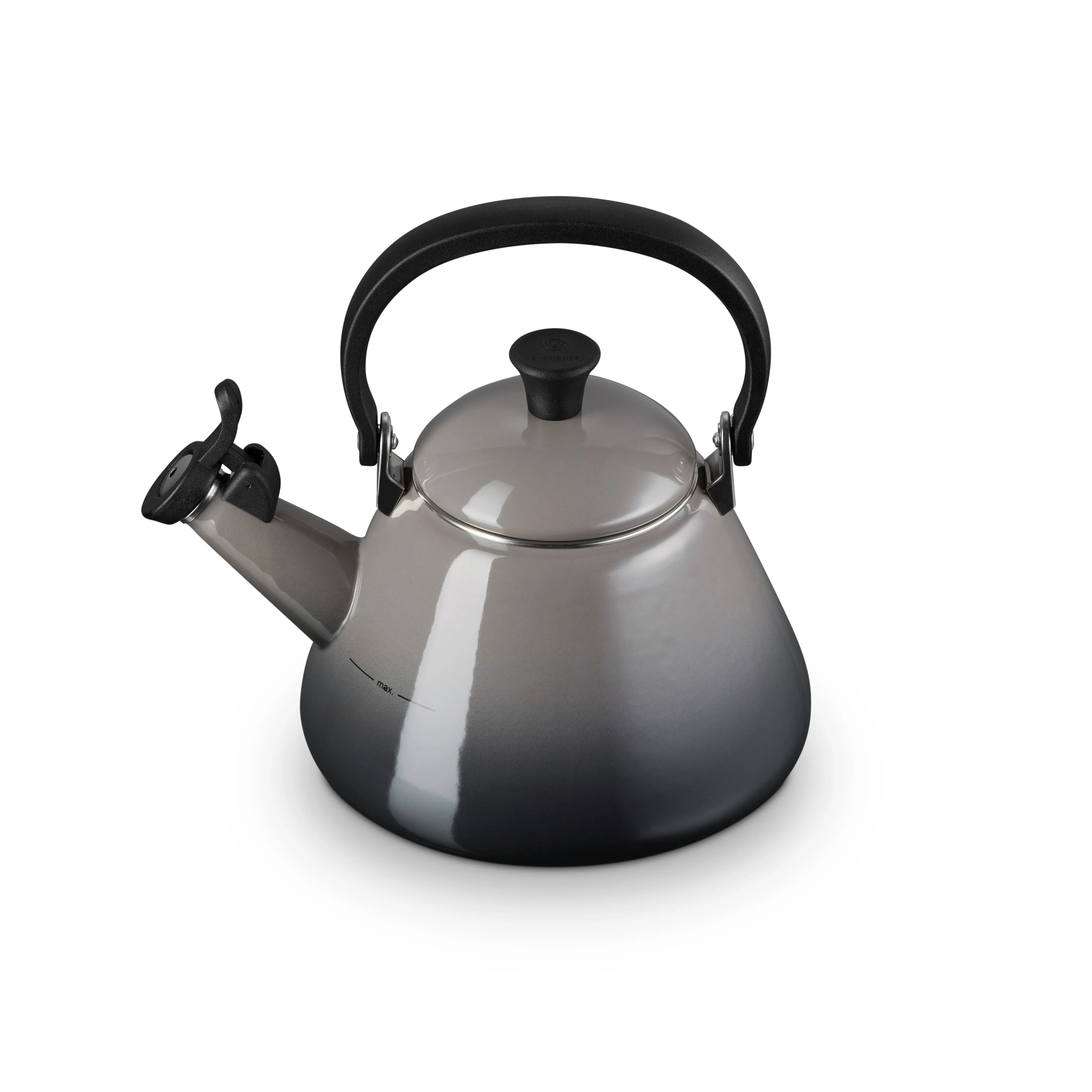 Le Creuset Kone Kettle with Fixed Whistle 1.6L Flint