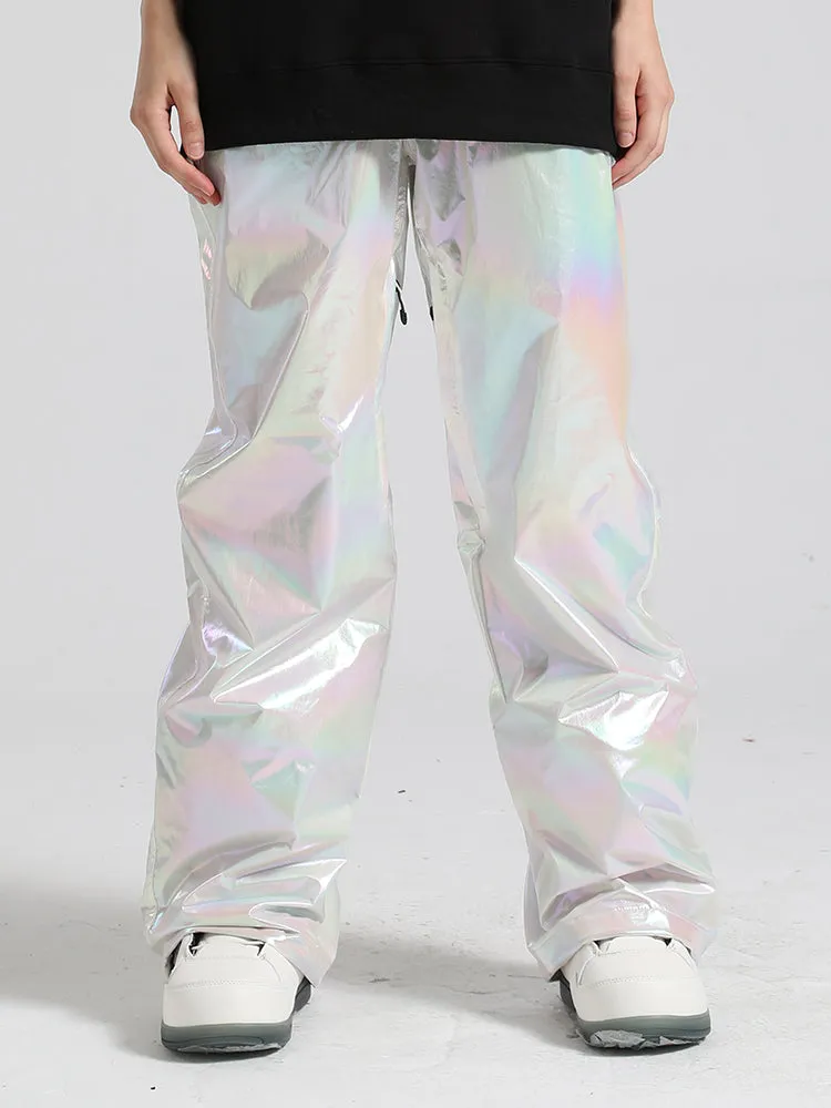 Men's Pink Dazzling Ski Pants