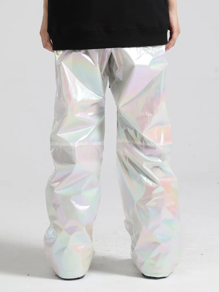 Men's Pink Dazzling Ski Pants