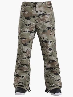 Men's Windproof Waterproof Camo Ski Pants Snowboard Pants