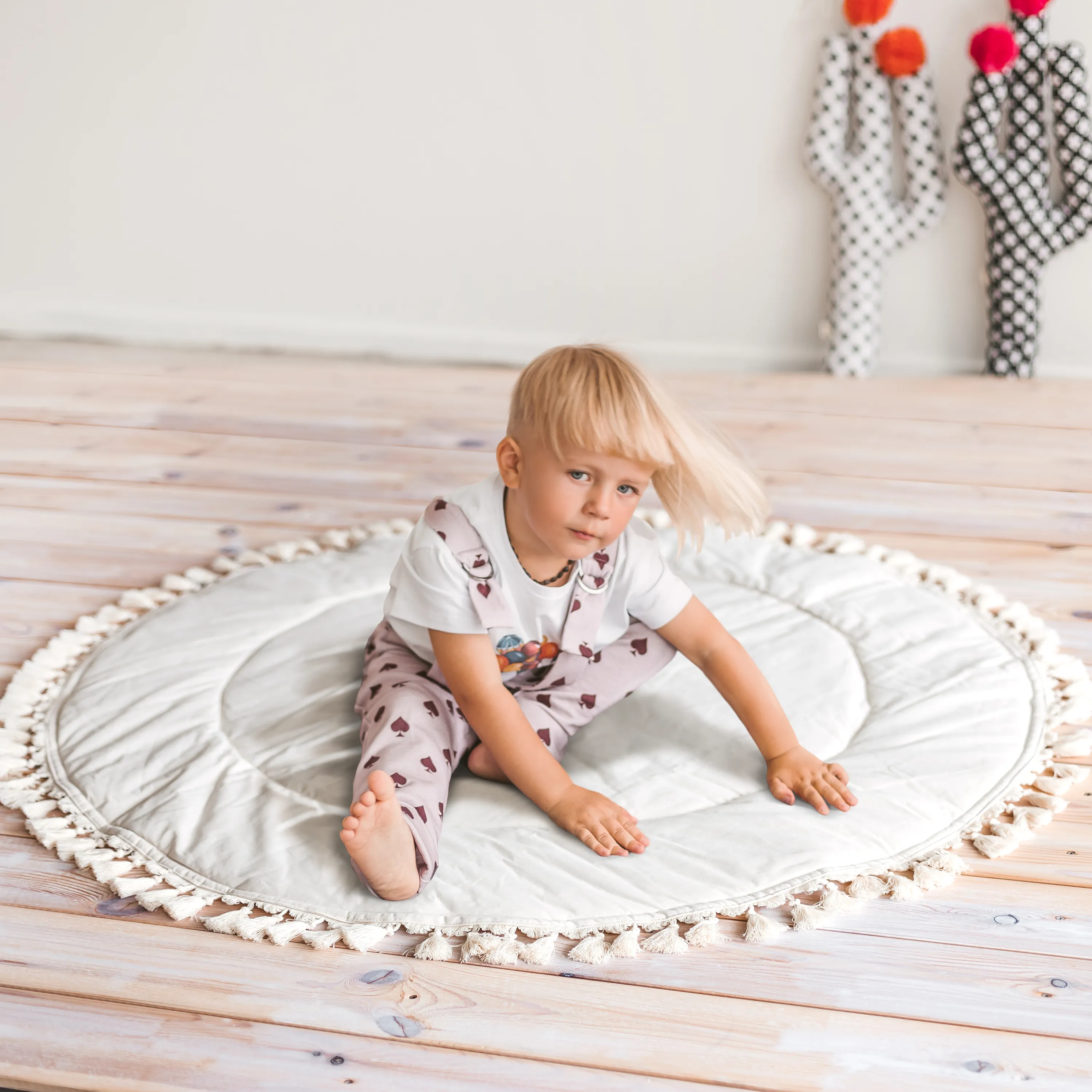 Minicamp Kids Playmat With Tassel Border