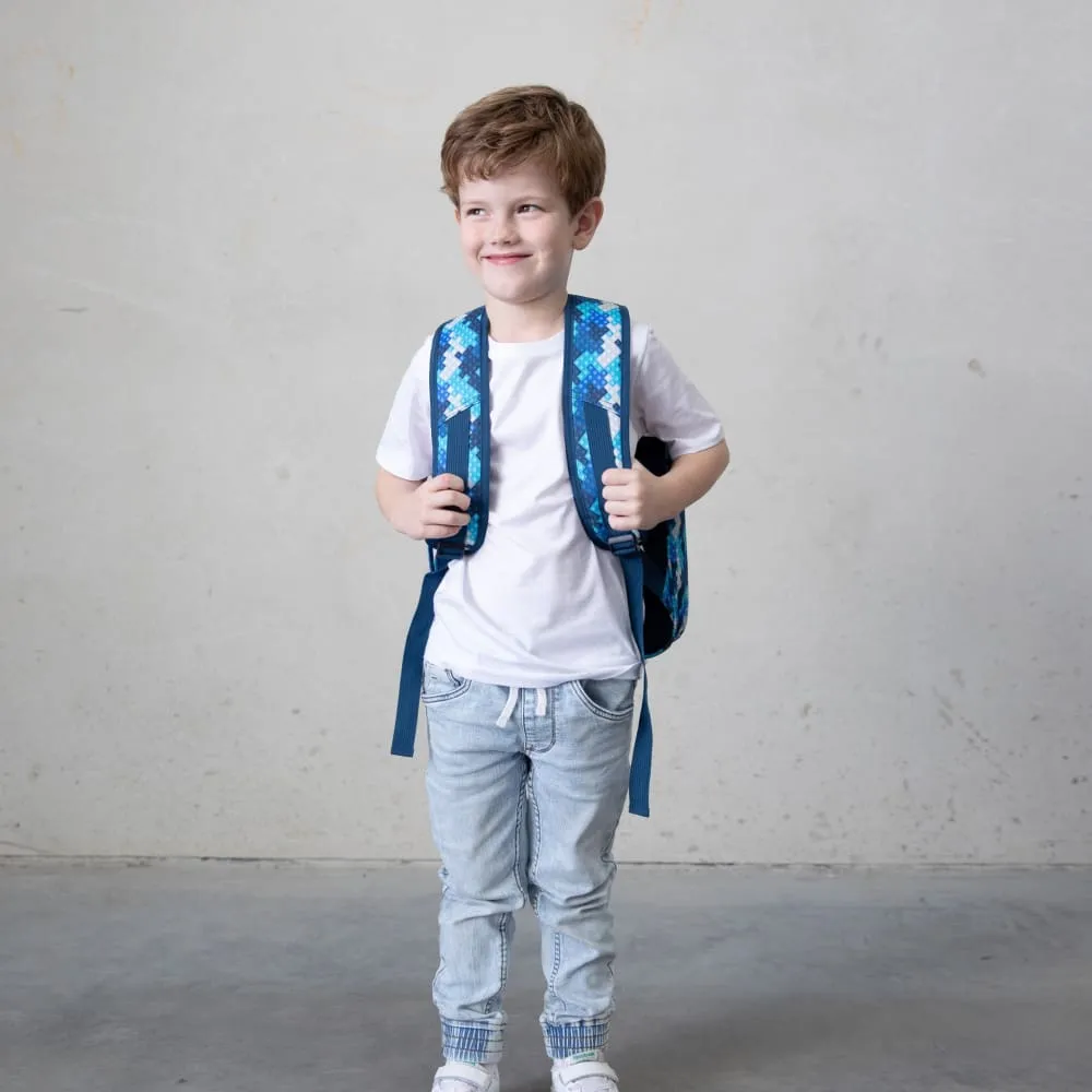 Montii Co Junior Backpack for Kids - Block Land