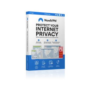 NordVPN Internet Privacy Software | 6 Devices | 1 Year Subscription