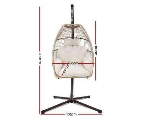 Outdoor Furniture Egg Hanging Swing Chair