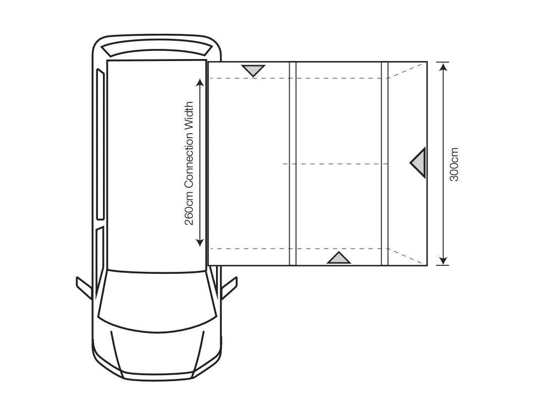 Outdoor Revolution Cayman Cuba Air Low Drive Away Awning